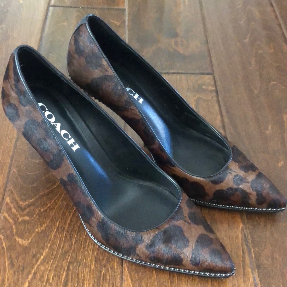 Coach heels.